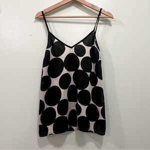 Polka Dot Print Tank Top
